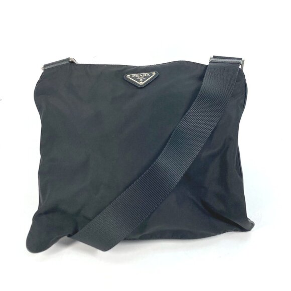 PRADA Black Pochette Shoulder Bag